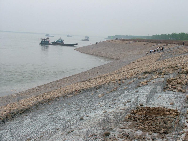 江河湖岸防沖刷鋼絲石籠